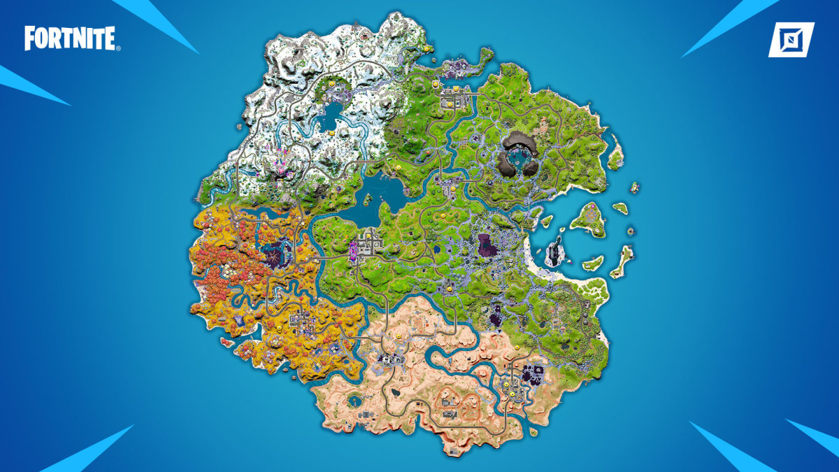 Fortnite Chapter 3 Season 4 map